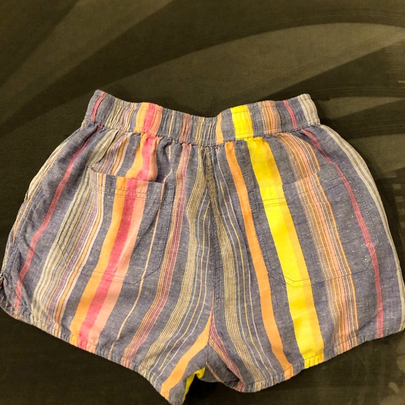Marine Layer Chambray Striped Shorts: Size Small - Picture 3 of 5